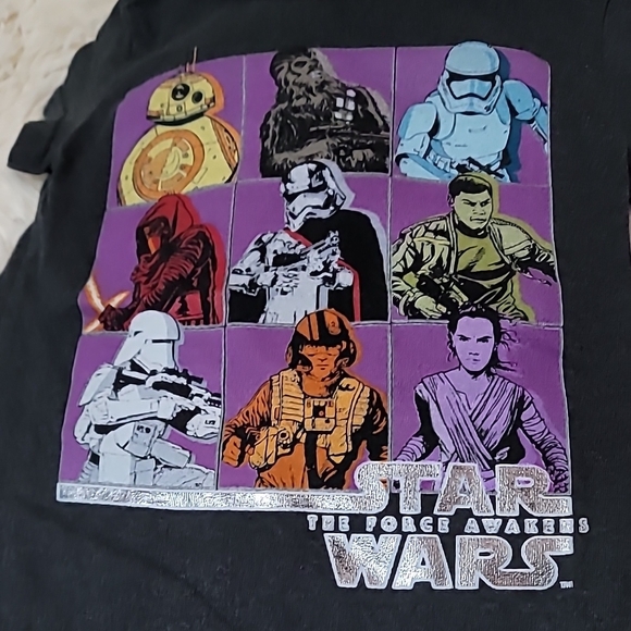 Disney, Star Wars, Graphic Tee - Black, Boy's Size 4T - Picture 6 of 6